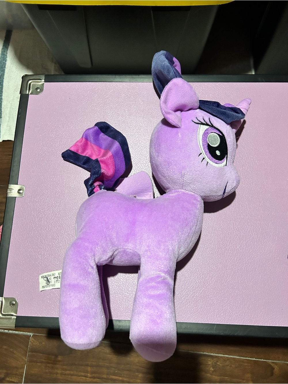 My Little Pony Purple Plush Unicorn with Navy and Pink Mane